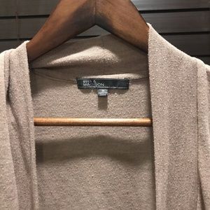 Long Sleeveless Cardigan with Pockets